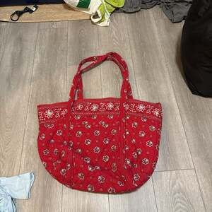 Vera Bradley Red Bandana Pattern Shoulder Bag